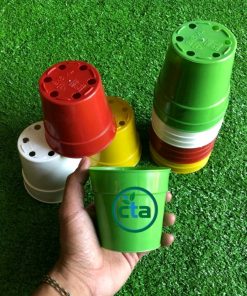 Chậu nhựa cứng nhiều màu